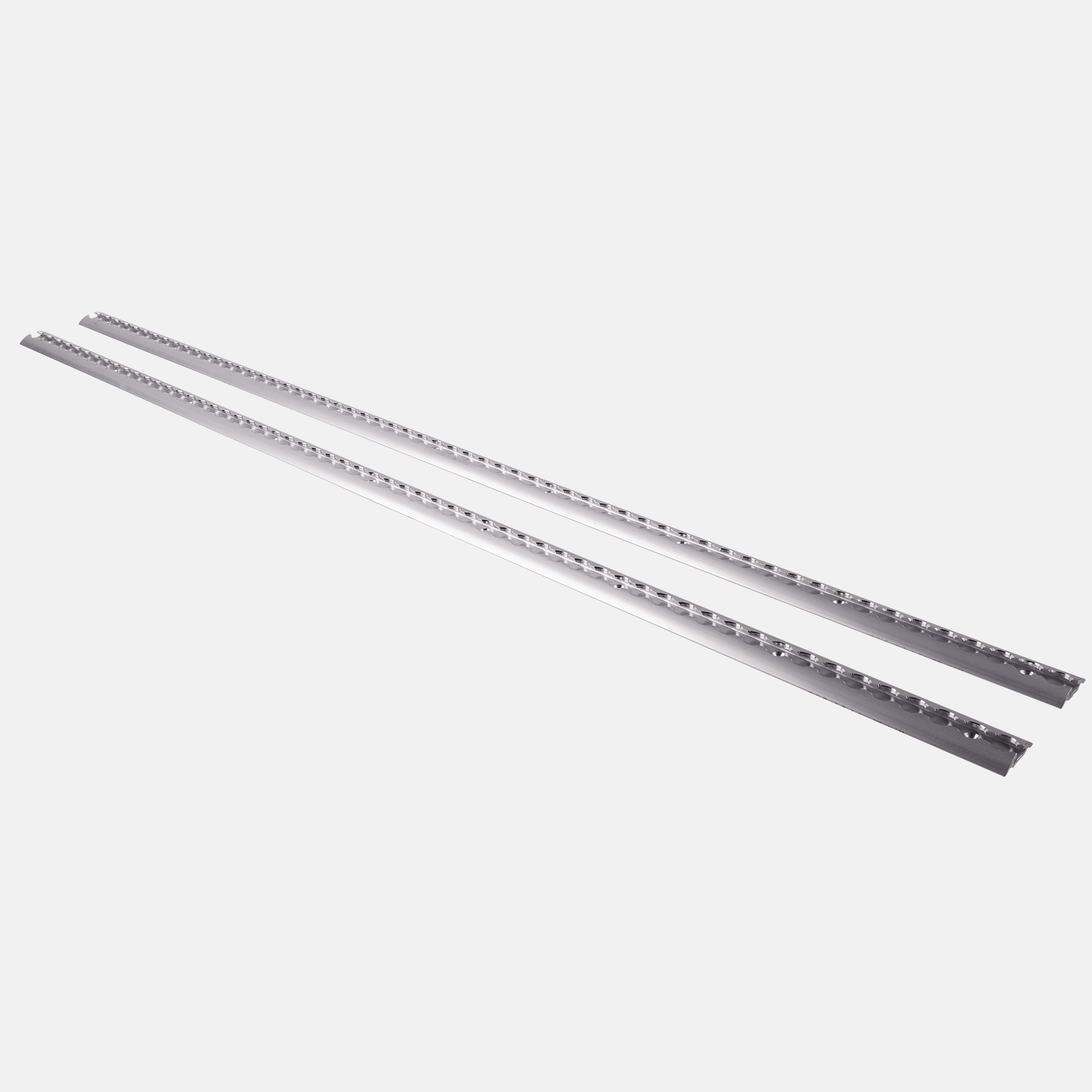 Montage Satz HPABACK03 Airline Schiene Alu eckig 2 Stk. 12x65x1500 mm silber