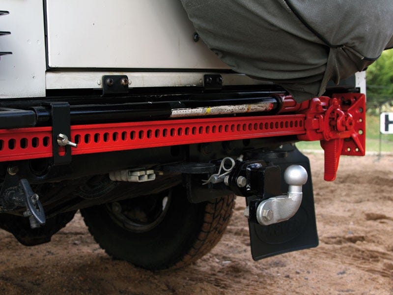 Hi-Lift Wagenheber-Halterung für Land Rover Defender Heckstoßstange