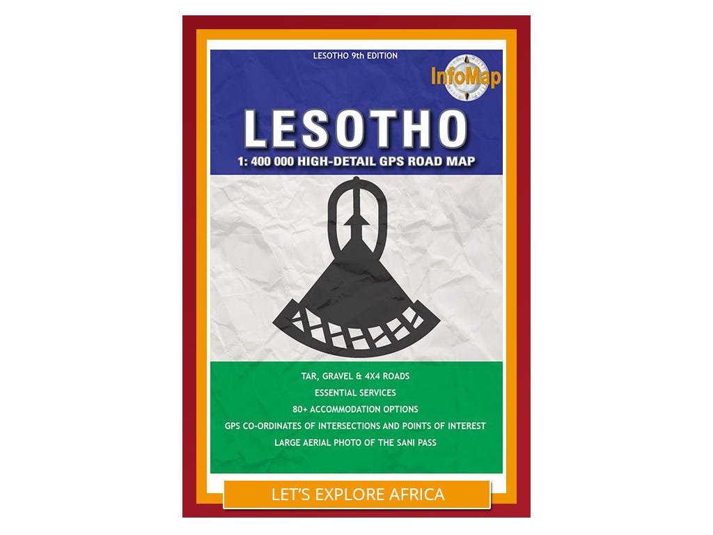 Landkarte Lesotho