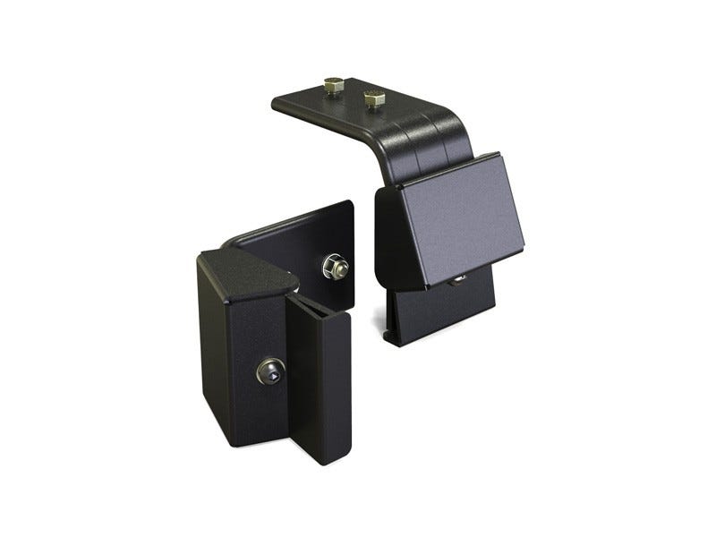 Regenrinnen Befestigungsfuß (Paar) / Nr. 1 / 120 mm