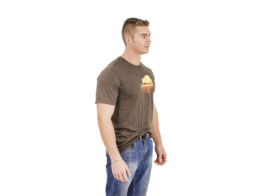 Born to Roam T-Shirt Braun/ Größe M