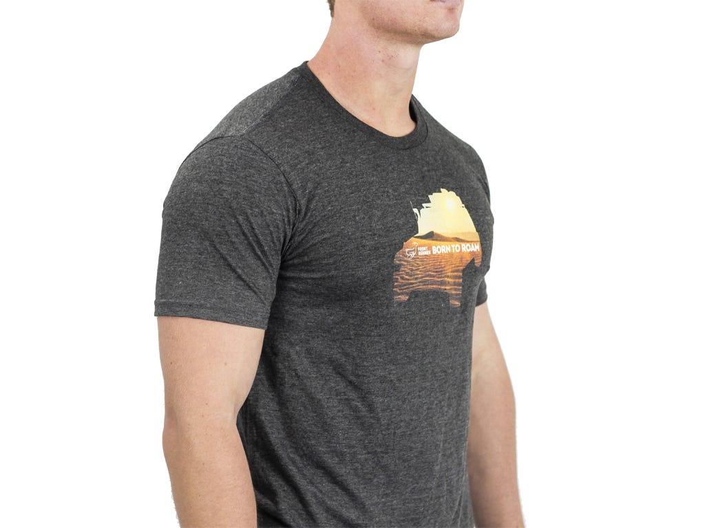 Born to Roam T-Shirt Grau/ Größe L