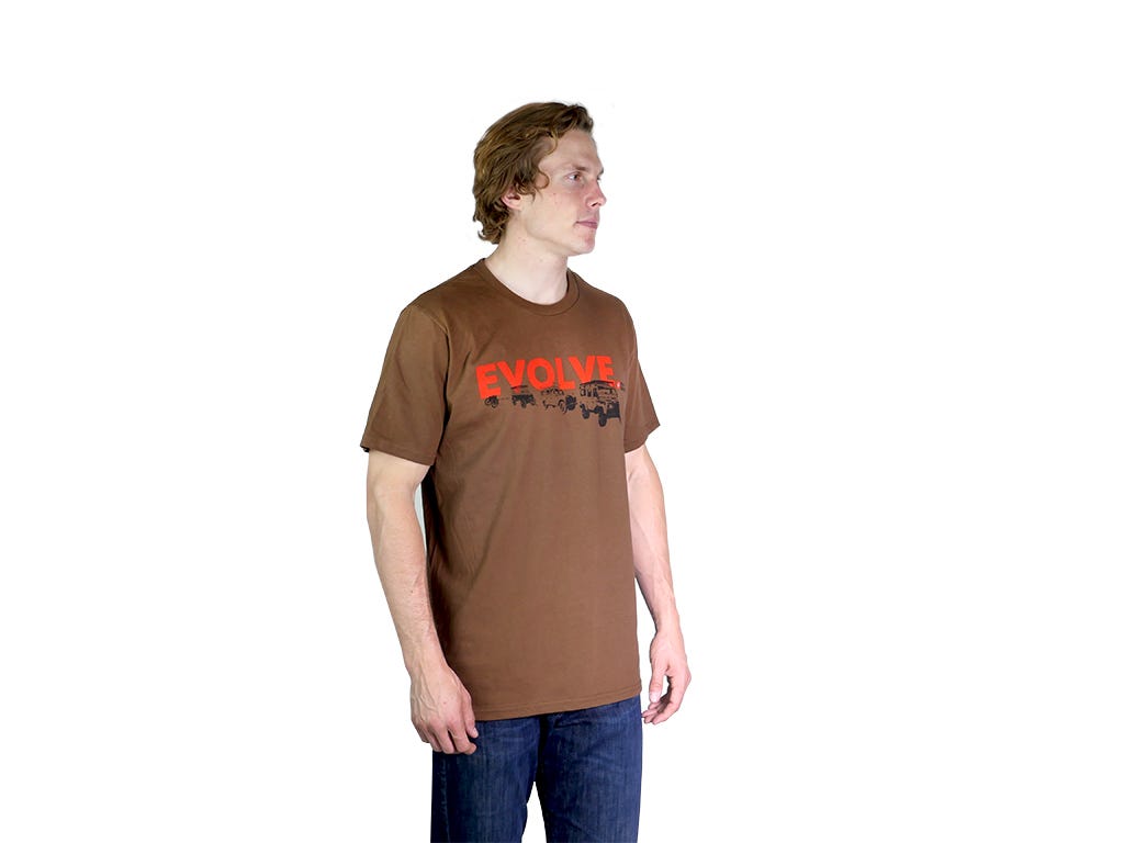 Evolve T-Shirt / Defender / Brown 3XL
