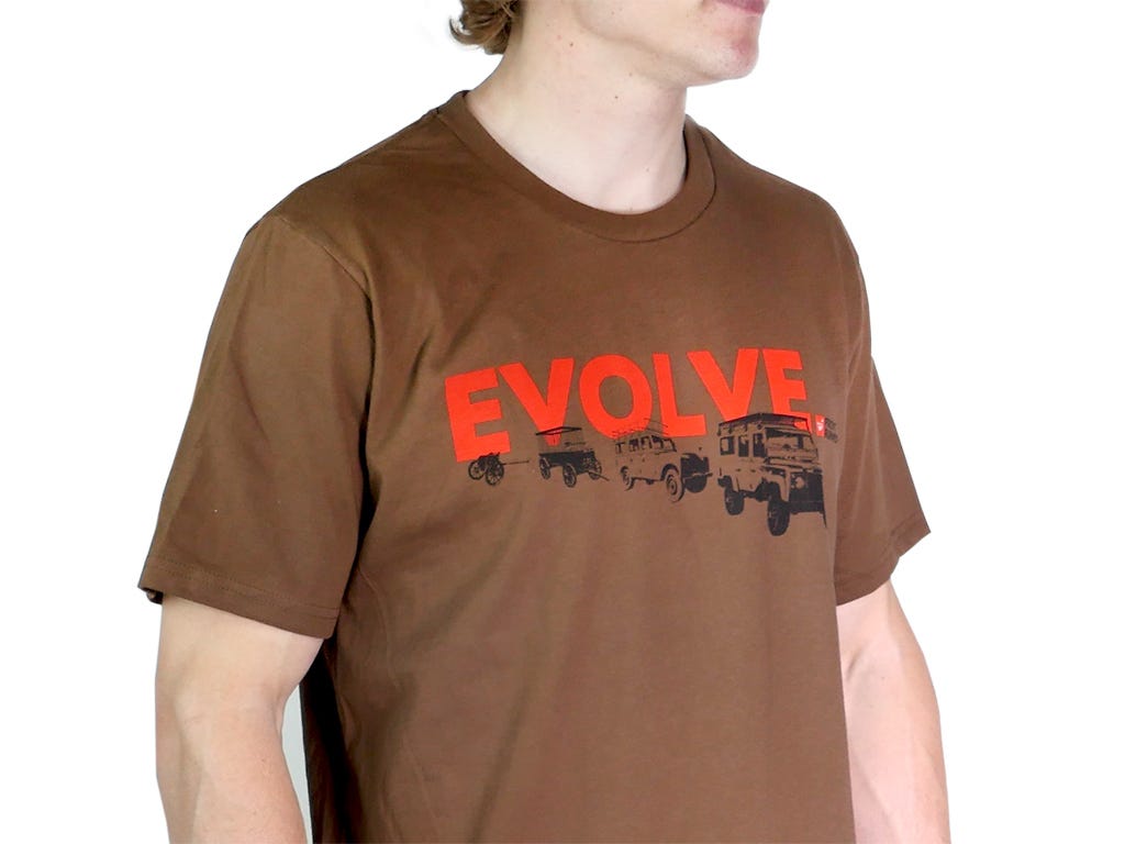 Evolve T-Shirt / Defender / Brown 3XL