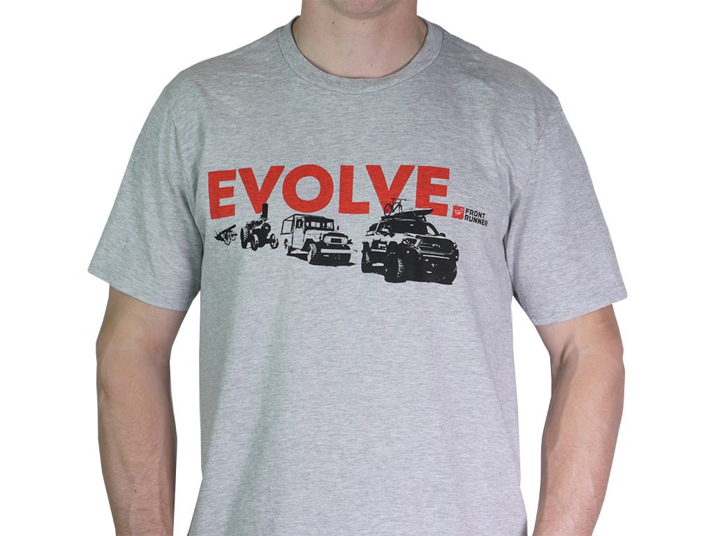 Evolve T-Shirt / Tundra / Light Heather Gray 3XL