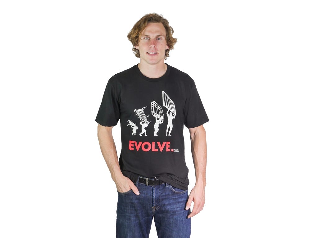 Evolve T-Shirt Schwarz/ Größe XL