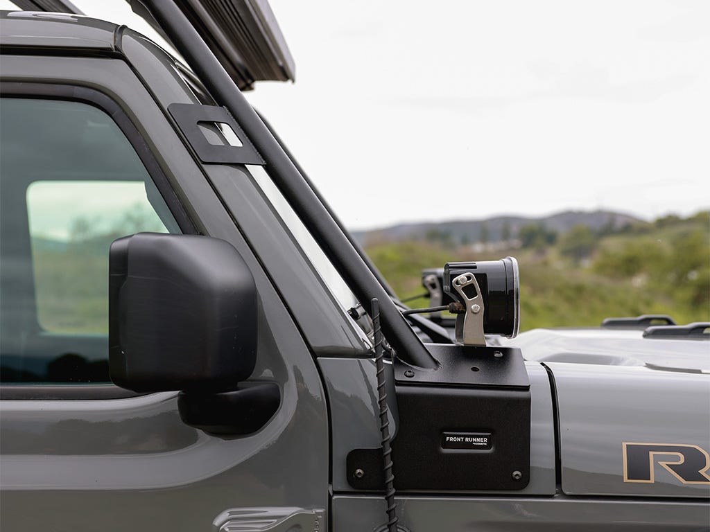 Jeep Wrangler JL Ditch Mount A-Säulen Halterung für Zusatzscheinwerfer