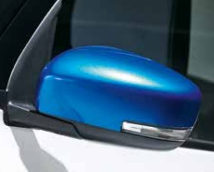 UNLOU 2 Stück Auto Rückspiegel Kohlefaser Augenbrauen Schutzhülle, für  Suzuki Swift 2004-2016 2017 2018 2019 2020 2021 2022 2023 Sonnenblende